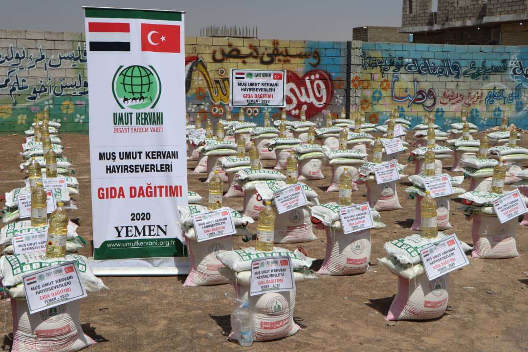 Umut Kervanı Yemen halkına yardım ulaştırmaya devam ediyor